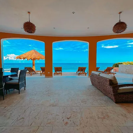 Exclusive Retreat At Hacienda Tankah Luxury 7 Bedroom Oceanfront With Infinity Pool And Full Staff Included In Villa *