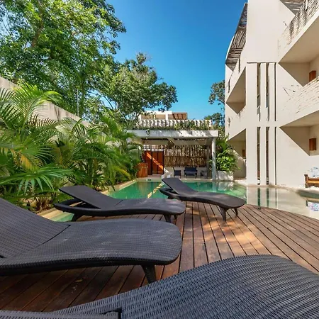 1 Bedroom With Rooftop Pool In Jungle At Paraiso *