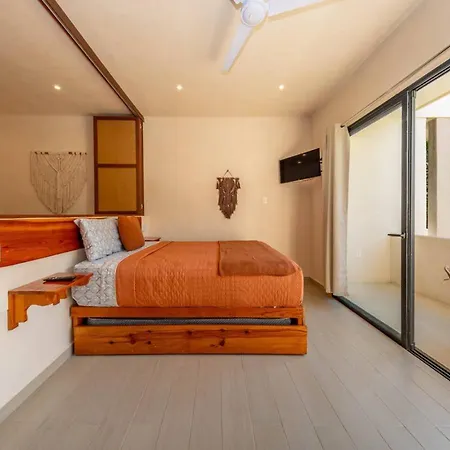 Apartment 1 Bedroom With Rooftop Pool In Jungle At Paraiso Tulum