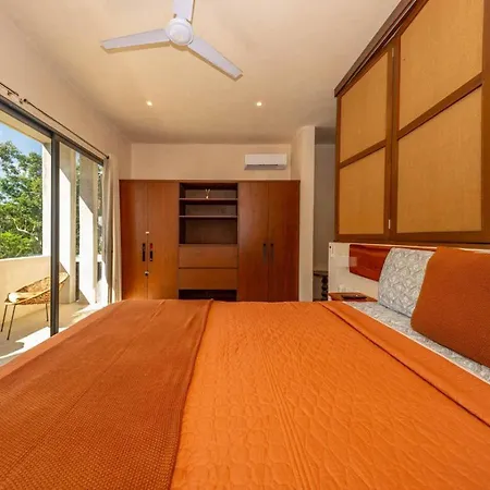 1 Bedroom With Rooftop Pool In Jungle At Paraiso Apartment Tulum
