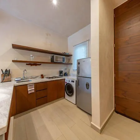 Apartment 1 Bedroom With Rooftop Pool In Jungle At Paraiso Tulum