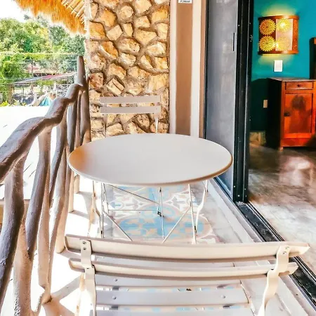 Hideaway With Rooftop Pool Bliss-king Bed Apartment Tulum
