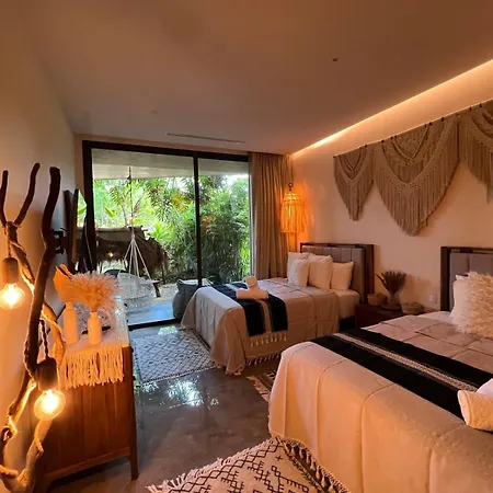 Boho-luxe 2br Garden&plunge Pool Apartment