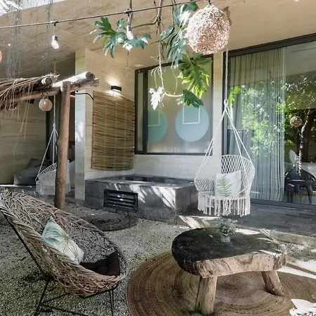 Boho-luxe 2br Garden&plunge Pool Tulum