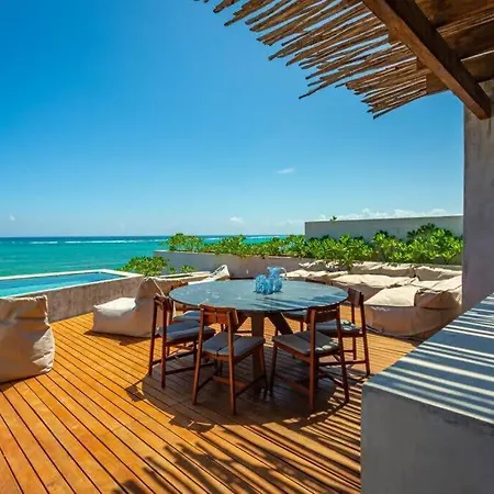 Stylish Apartment 3BR Beachview Villa Rooftop&Concierge * Tulum