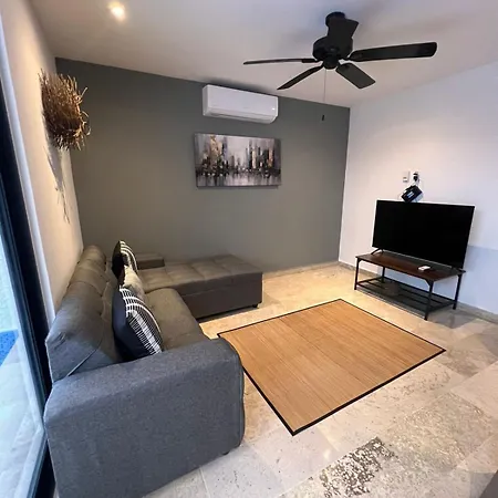 Apartamento Tulum-onebedroom-fastwifi-pooltable-privatetub
