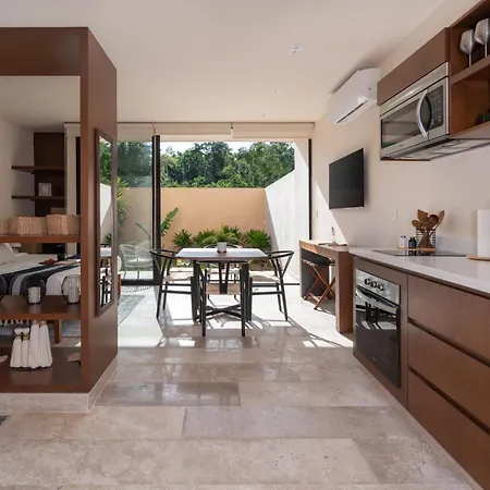 Apartment Private Garden Pool Access Near Jaguar Park *