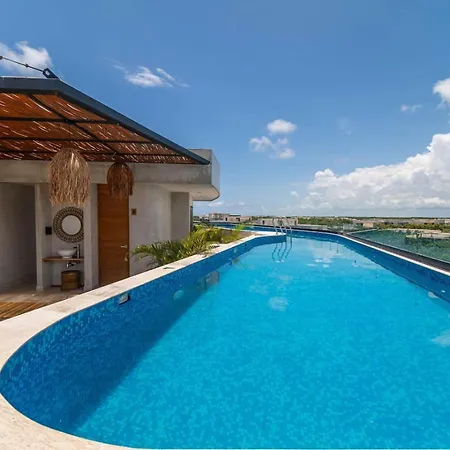 Apartment 2 Bedroom With Direct Walk-out To Pool, Sauna, And Gym Tulum
