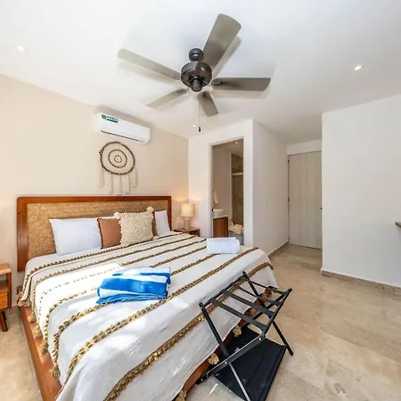 Lux 2 Bd With Balcony And Rooftop Pool At Aldea Zama Apartment
