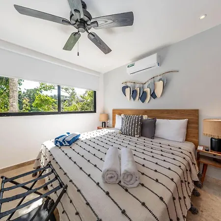 Lux 2 Bd With Balcony And Rooftop Pool At Aldea Zama * Tulum