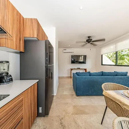 Apartment Lux 2 Bd With Balcony And Rooftop Pool At Aldea Zama
