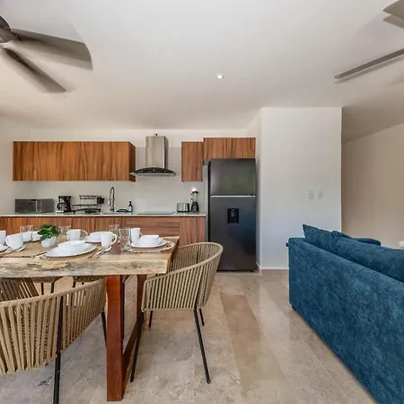 Lux 2 Bd With Balcony And Rooftop Pool At Aldea Zama Tulum