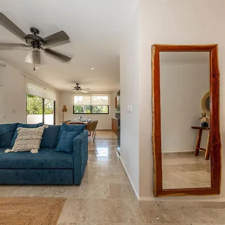 Lux 2 Bd With Balcony And Rooftop Pool At Aldea Zama Apartment
