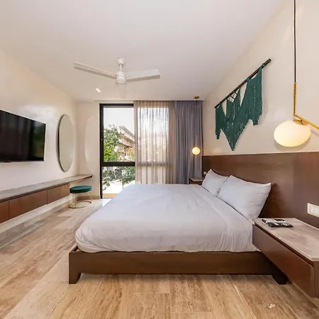 Holiday home Lux 2br With Rooftop Pool And Close To Tulum