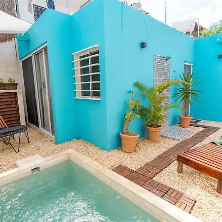 Colorful Downtown House With Private Pool And Free Bikes * Tulum