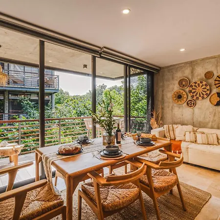 Classy 1br On Private Cenote Big Gym Roof Pool