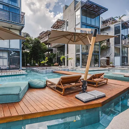 Classy 1br On Private Cenote Big Gym Roof Pool Tulum