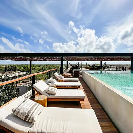 Rooftop Paradise 2br In Gated Community * Tulum
