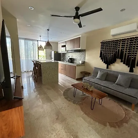 Modern 2 Bedroom 2 Bathroom In Apartment Tulum