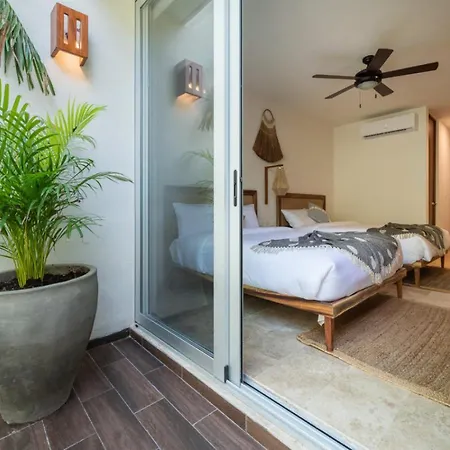 Nhoa 102c Lux 1br Plunge Pool In Aldea Zama Сasa de vacaciones Tulum
