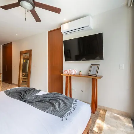 Nhoa 107b Lux 1br Pool Access In Aldea Zama * Tulum