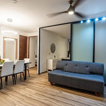 Сasa de vacaciones Two-condos House In Great Location With Rooftop And Pool And Bbq Tulum
