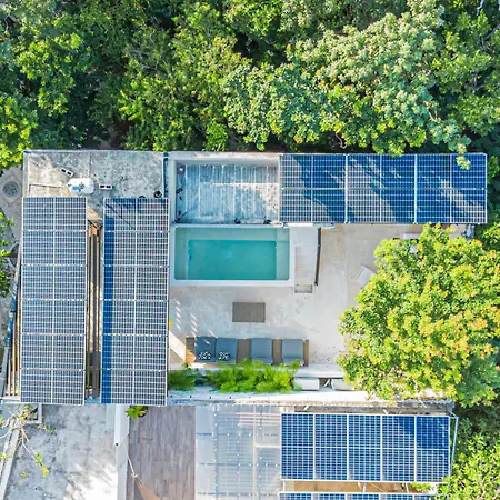 Two-condos House In Great Location With Rooftop And Pool And Bbq Tulum