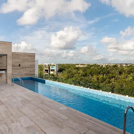 Apartamento Brand New With King Bed And Rooftop Pool Tulum