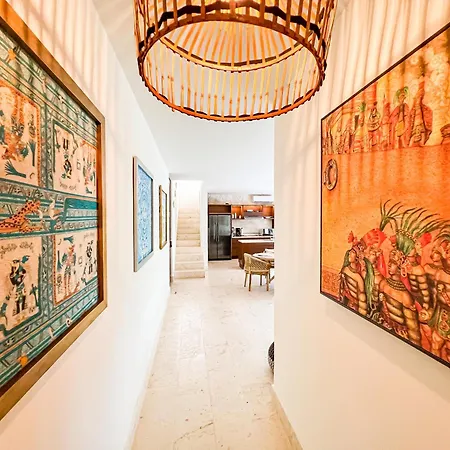 Apartment Stylish Mexican Interior Ph- Private Rooftop -gated Community *