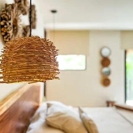 Stylish Mexican Interior Ph- Private Rooftop -gated Community Apartment Tulum