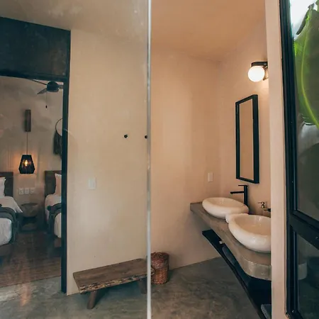 Jungle Rooftop -priv Pool-bathtub-jacuzzi 2a * Tulum