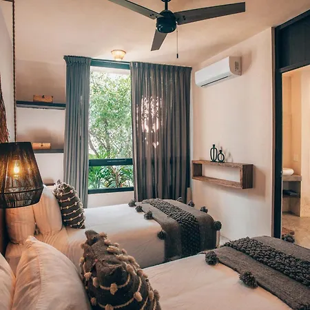 Jungle Rooftop -priv Pool-bathtub-jacuzzi 2a * Tulum