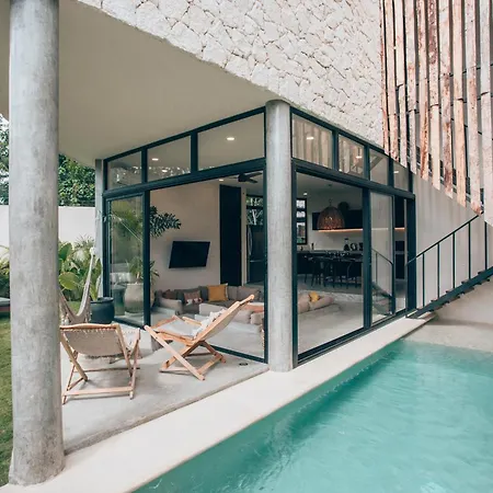 Villa Boho Jungle - Pvt Pool -100mbs- Concierge 7a Tulum