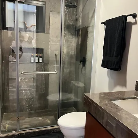 Exclusivo! 2 Dormitorios, 4 Camas, De 1 A 6 Huespedes Con Terraza Directo A La Alberca Y Otra Alberca Azotea Wifi , Gym , Sauna, Elevador Y Mas!!! Apartment