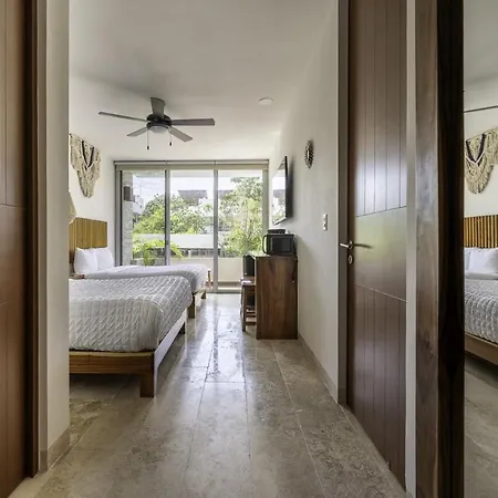 Nhoa 205c Lux 1br Pool View In Aldea Zama * Tulum