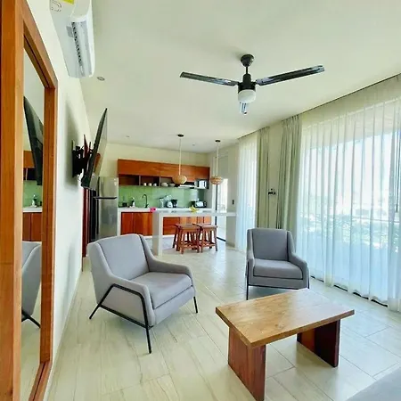 Apartment La Veleta Sunrises & Jungle View Near Holistika Tulum