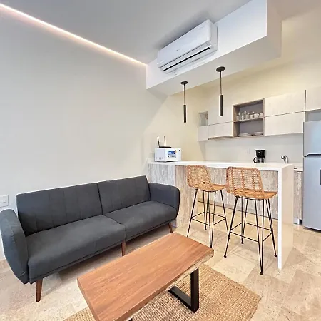 Apartment Aldea Zama With Stable Wifi, Gym And Rooftop Pool