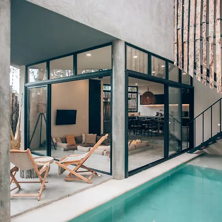 Villa Jungle Boho - Pvt Pool -100mbs -concierge 8b Tulum