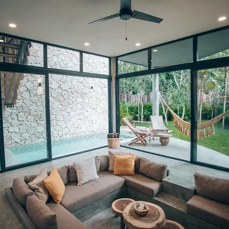 Villa Jungle Boho - Pvt Pool -100mbs -concierge 8b Tulum