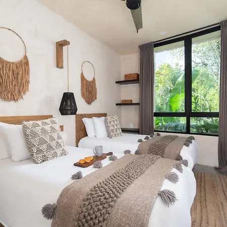 Auralis Boho Boho Villa-priv Pool-concierge-bbq 3b * Tulum