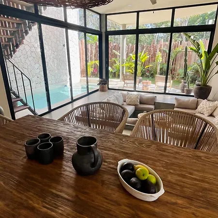 Round Luxury Private Pool & Jungle Rooftop 2b Villa Tulum