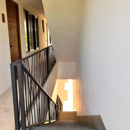 Groups For 8 Guest With 2 Bedrooms Balcony Common Pool Gym Yoga And Mini Market Ximbal * Tulum