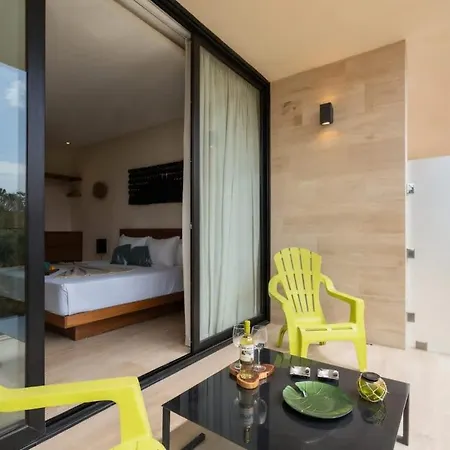 Hyde Master Private Balcony Gym Sunny Pool Apartment Tulum