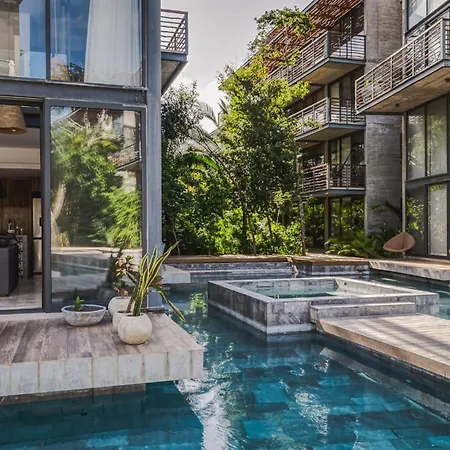 1br Swim Up Loft W Cenote Big Gym Pools Apartment Tulum