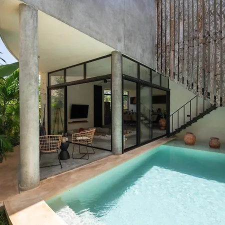 2 Bohemian Bliss Villas-2 Pv Pool-concierge 1a-1b Tulum