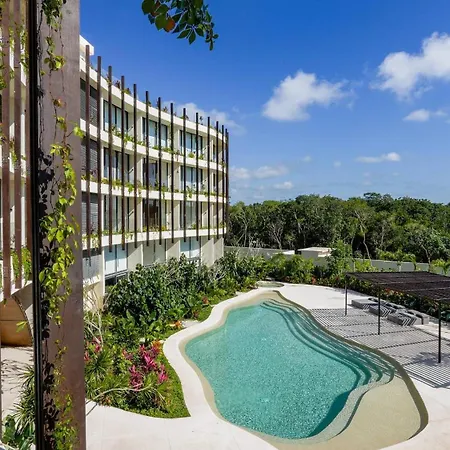 Apartment Loft Izel Sleeps 4 With Club Access, Close To La Veleta Tulum