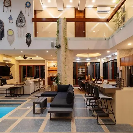 Villa 9br Luxury Aldea Zama, Private Pools & Gym!