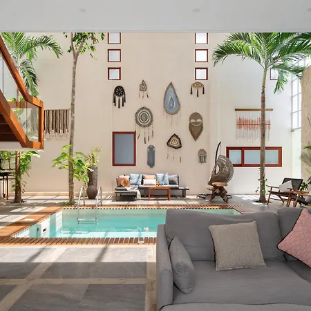 Villa 9br Luxury Aldea Zama, Private Pools & Gym! Tulum