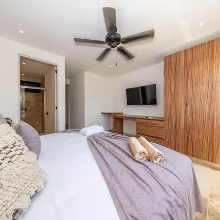 Lux 2 Bd W Balcony, Rooftop Pool In Aldea Zama Holiday home Tulum