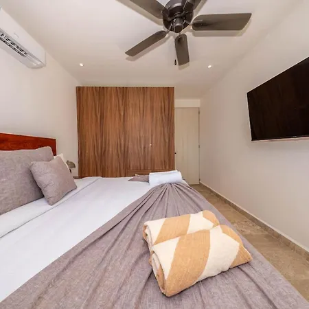 Holiday home Lux 2 Bd W Balcony, Rooftop Pool In Aldea Zama Tulum